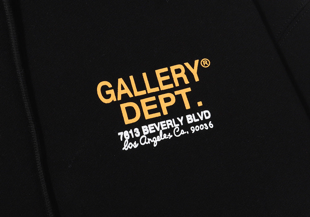 Gallery Dept Hollywood Letter Graphic Print Hoodie Streetwear Unisex