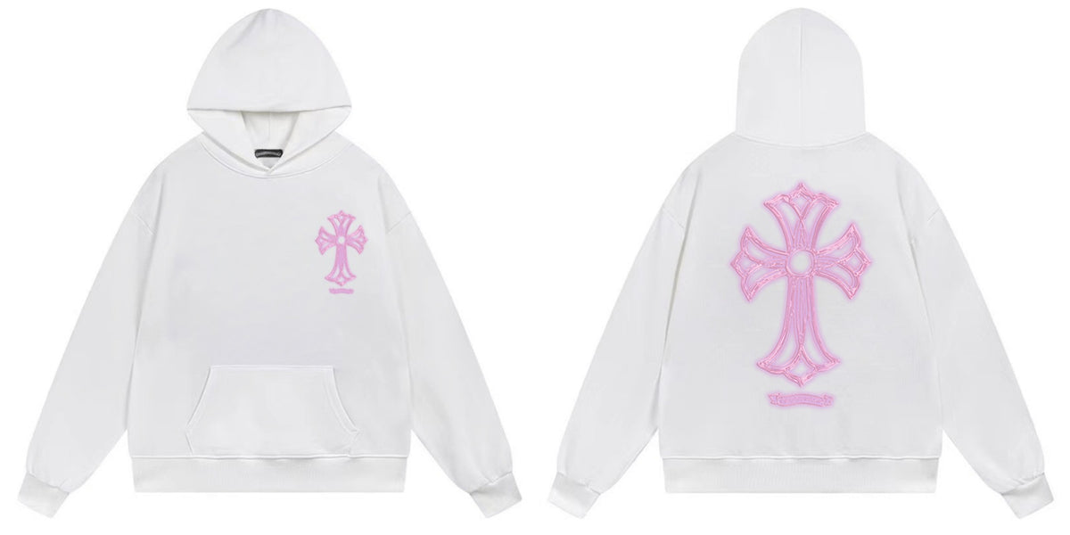Chrome Hearts Cross Horseshoe Hoodie Vintage Goth Streetwear Pullover