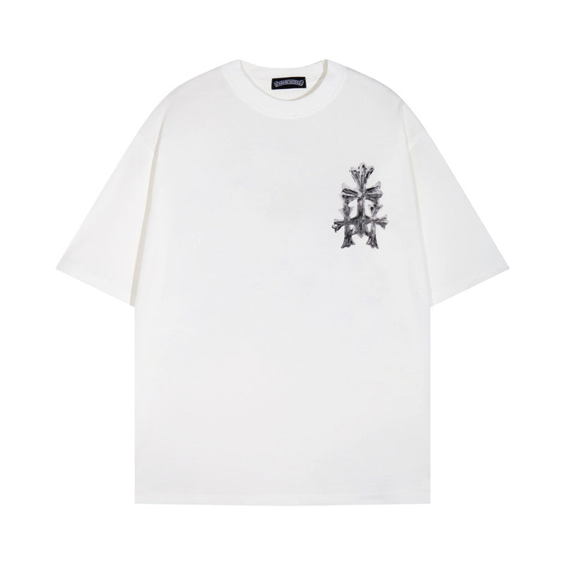 Chrome Hearts Cross Heavyweight Oversized T-Shirt Streetwear Unisex