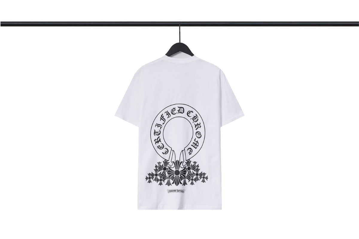 Chrome Hearts Sanskrit Cross Horseshoe Graphic Tee Multi‑Style