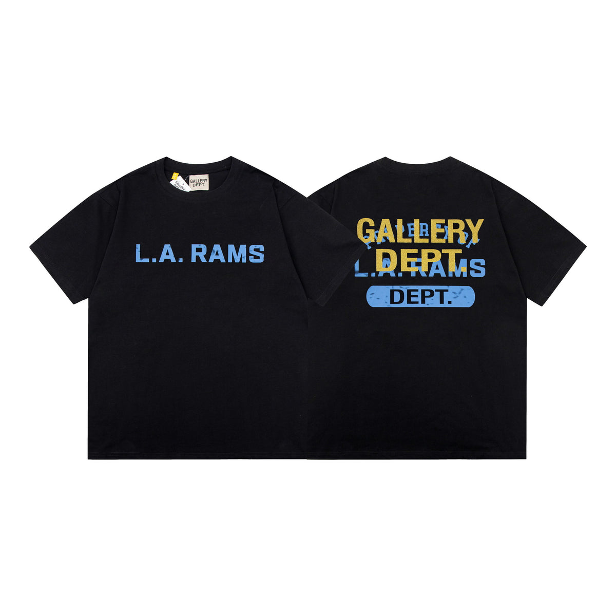 Gallery Dept Vintage Washed Graphic Short Sleeve Tee Streetwear Unisex