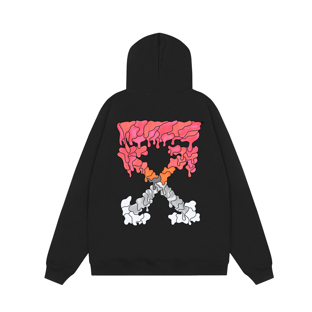 Off‑White Multi‑Arrow Abstract Graphic Oversized Hoodie Streetwear