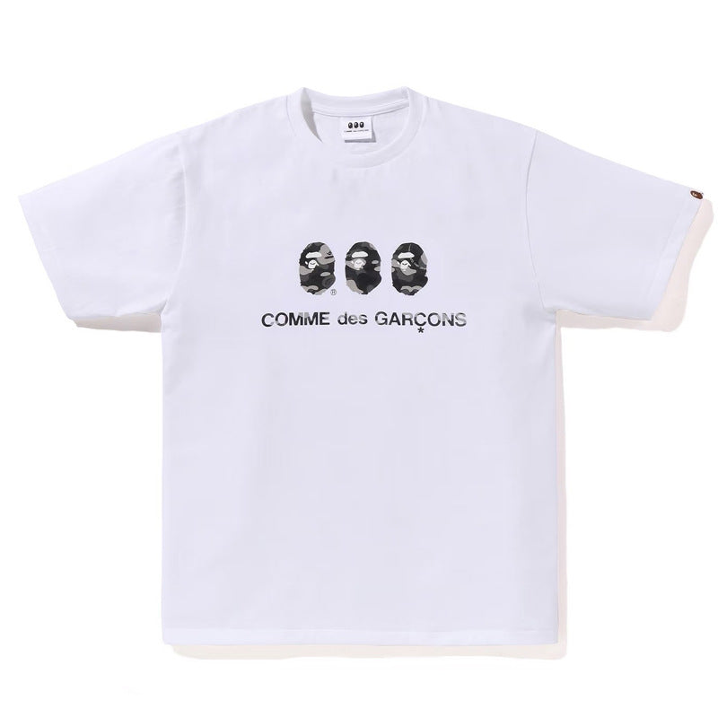 BAPE Ape Head Cartoon Print Loose Unisex Short Sleeve T-Shirt