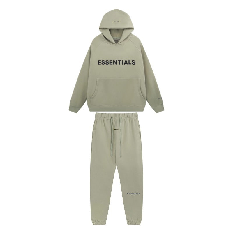 Fear of God ESSENTIALS 3D Reflective Letter Hoodie Pullover sweatpants