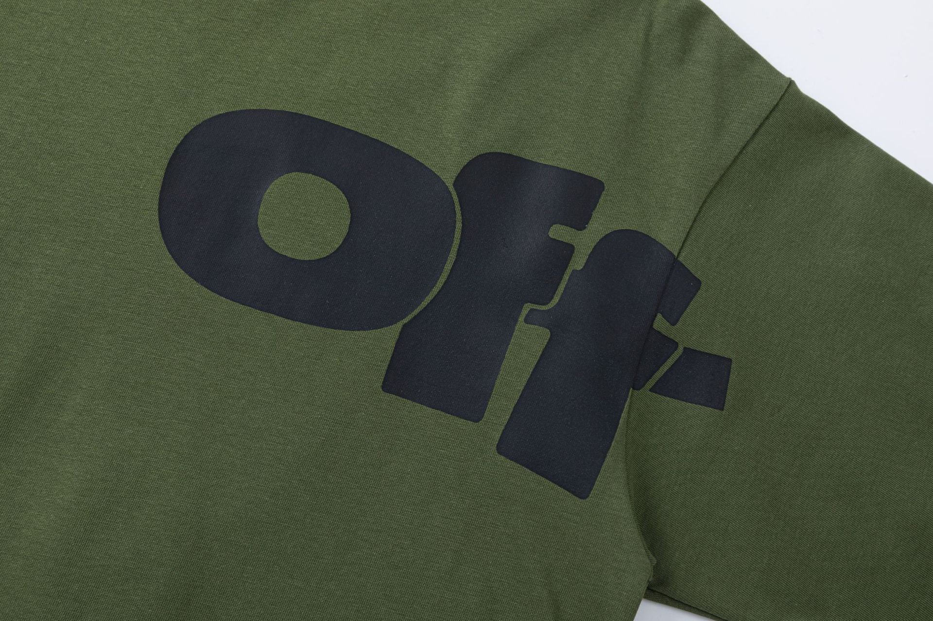 Off-White Big Letter Print Crew Neck Short Sleeve T Shirt Unisex
