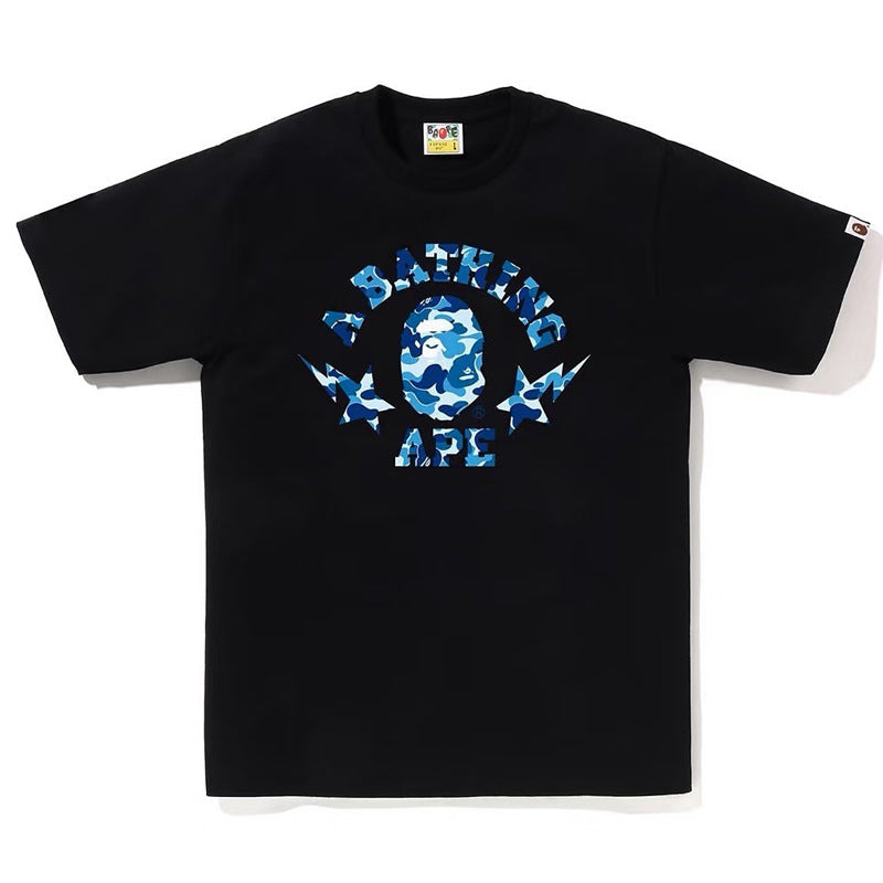 Bape Multi‑Graphic Ape Head Oversized Tee Streetwear Unisex