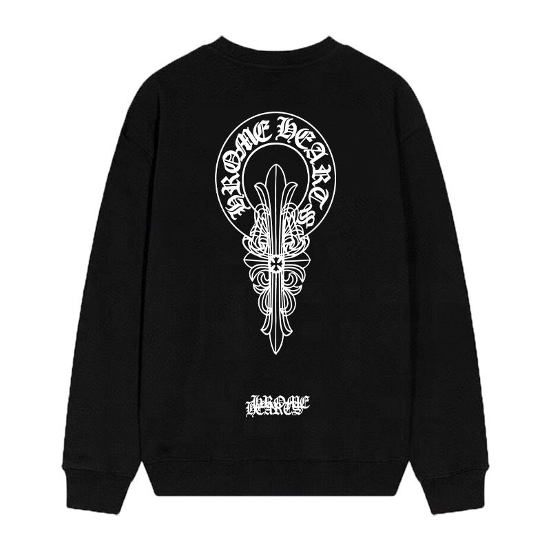 Chrome Hearts Cross Horseshoe Crewneck Sweatshirt Vintage Street Top