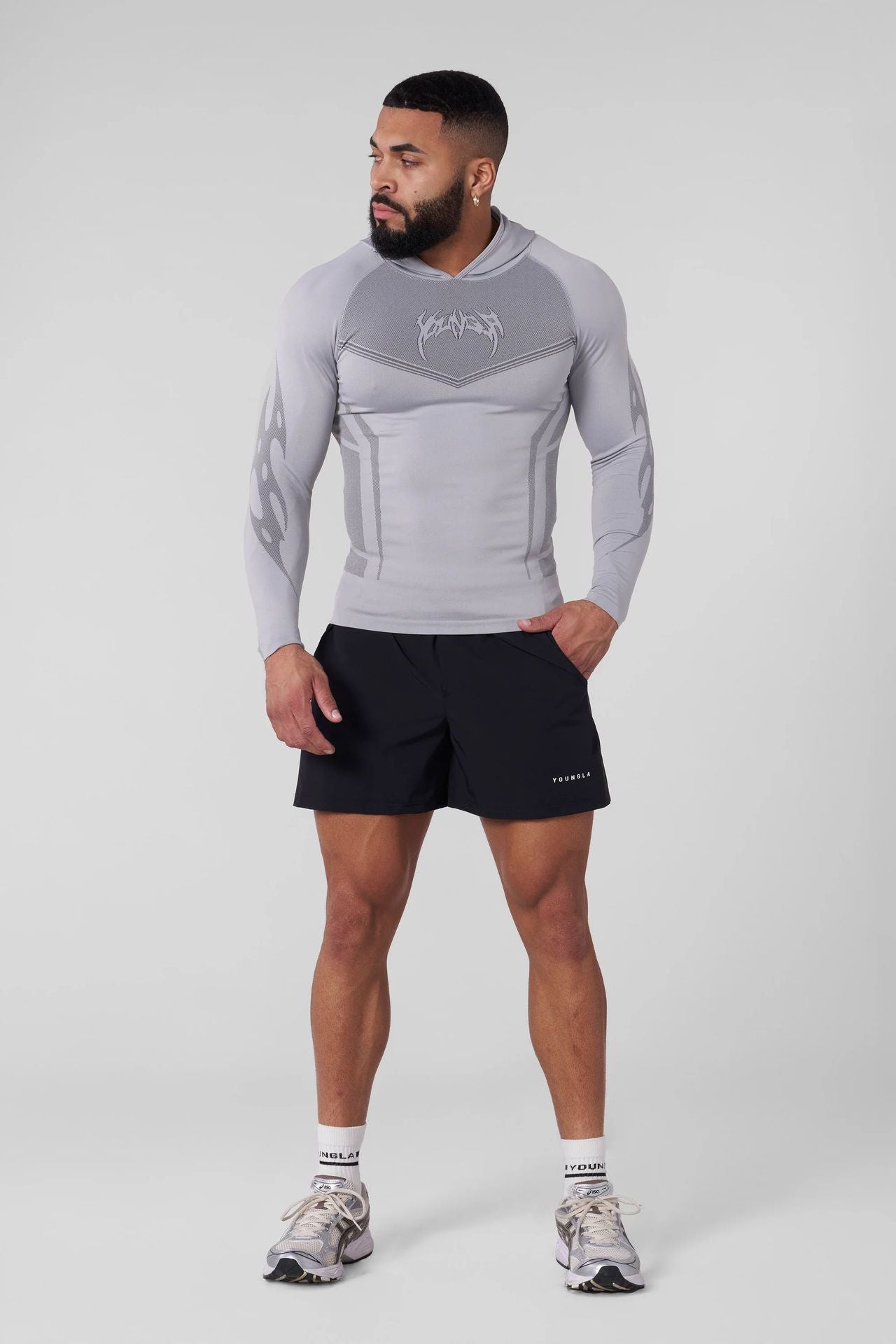 YOUNGLA 8062 Warrior Compression Hoodies