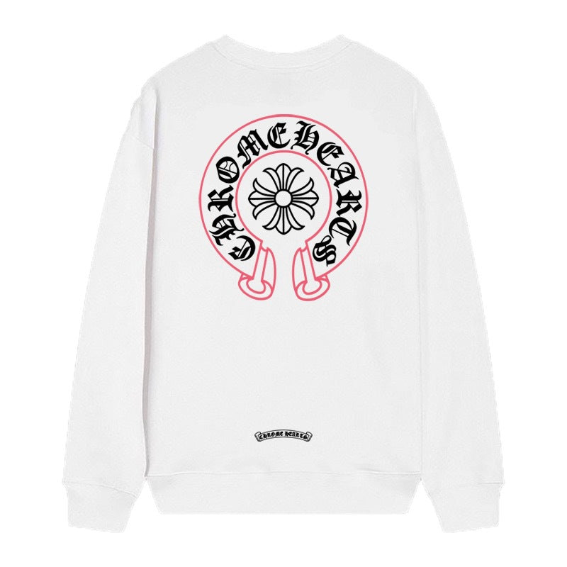Chrome Hearts Cross Horseshoe Crewneck Sweatshirt Vintage Street Top