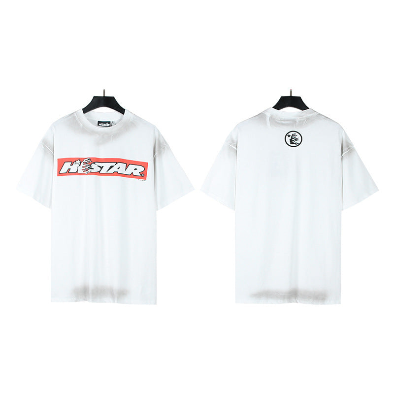 Hellstar Multi‑Graphic Print Crew Neck Short Sleeve Tee Unisex