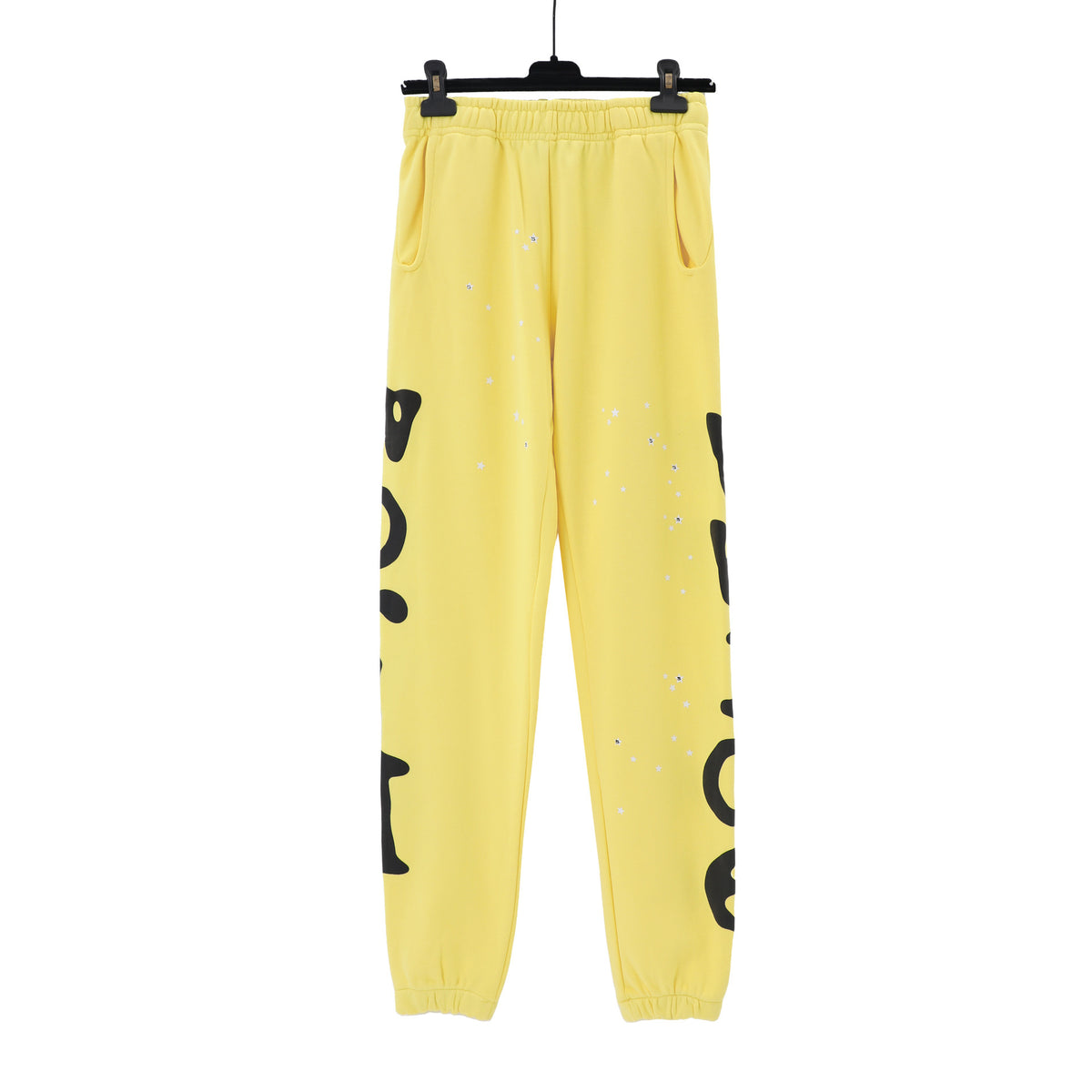 Sp5der Foam Print Spider Web Hoodie Sweatshirt Jogger Pants Set