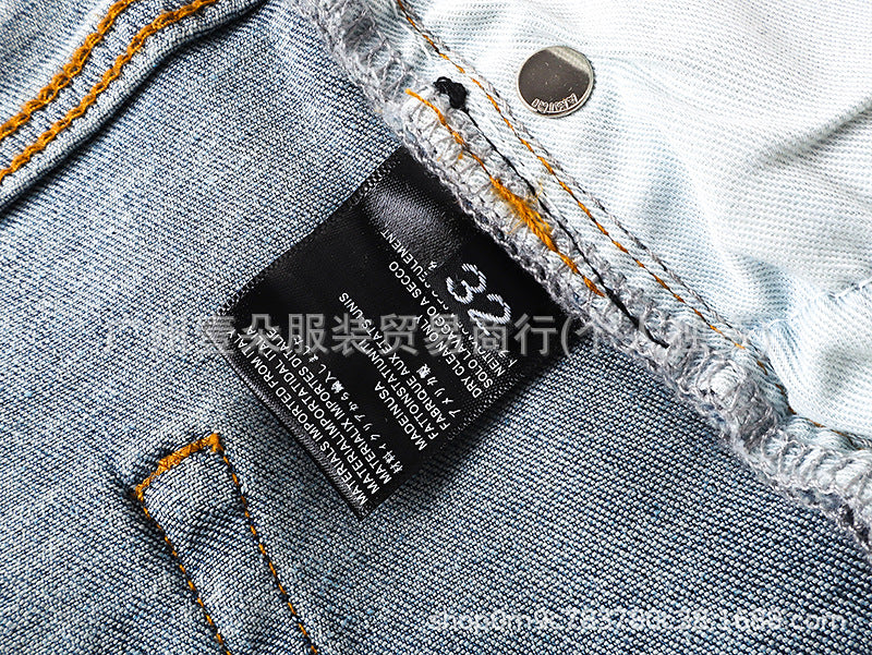 Amiri Distressed Splash‑Ink Stretch Slim Tapered Denim Jeans Unisex