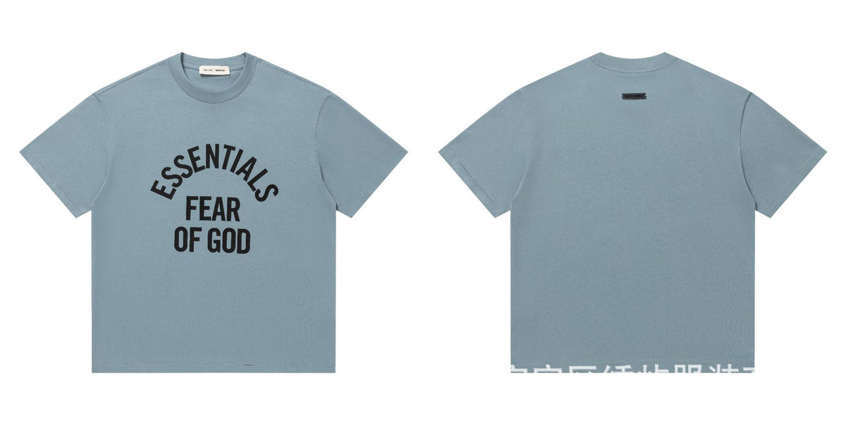 Fear Of God Essentials Letter Series Crew Neck Short Sleeve T Shirt