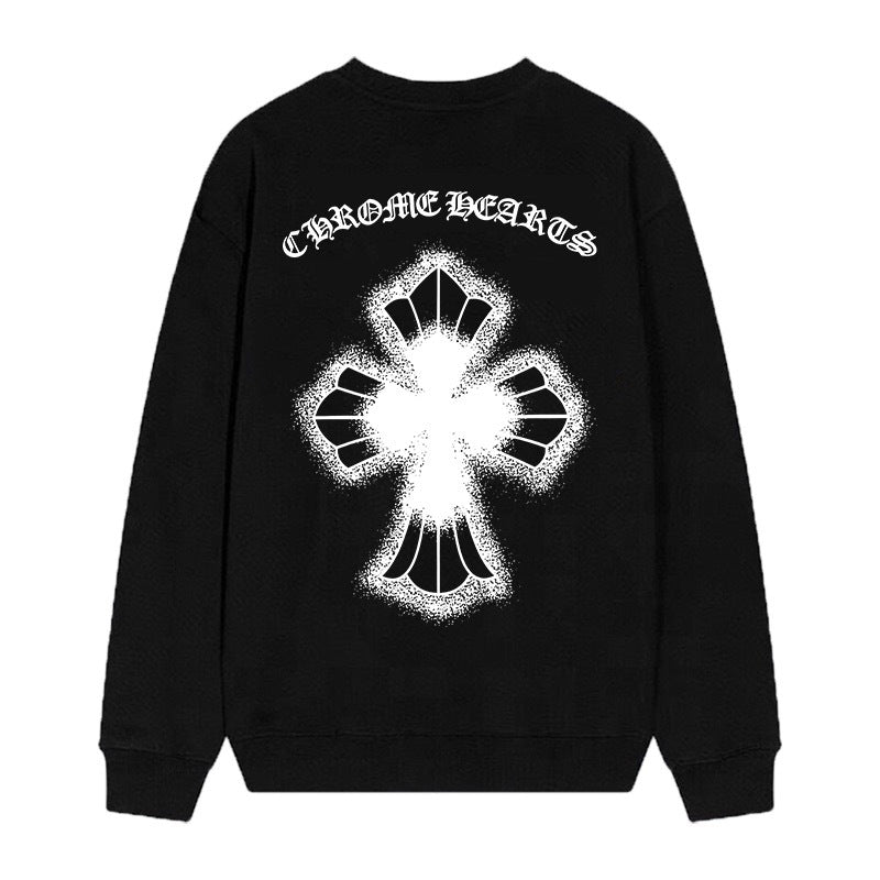 Chrome Hearts Cross Horseshoe Crewneck Sweatshirt Vintage Street Top
