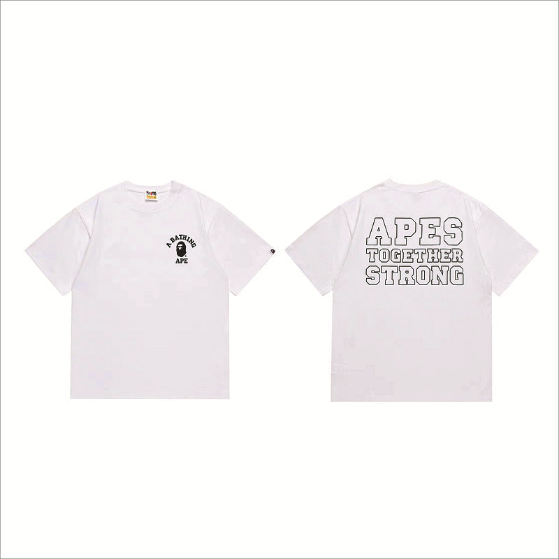 Bape Sakura Floral Graphic Oversized Tee Streetwear Unisex