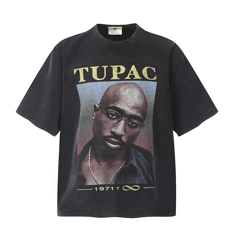 Travis Scott VTG Washed Rapper Athlete Mike Tyson Oversized Tee