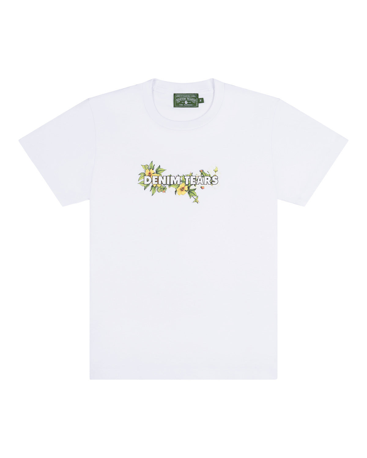 2026 New Denim Tears Print Loose Crewneck Unisex Casual T-Shirt