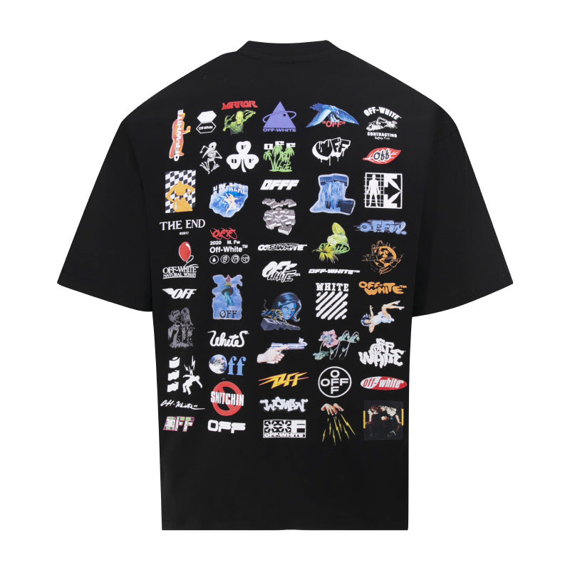 Off-White Arrow Graphic Crew Neck T-Shirt Unisex