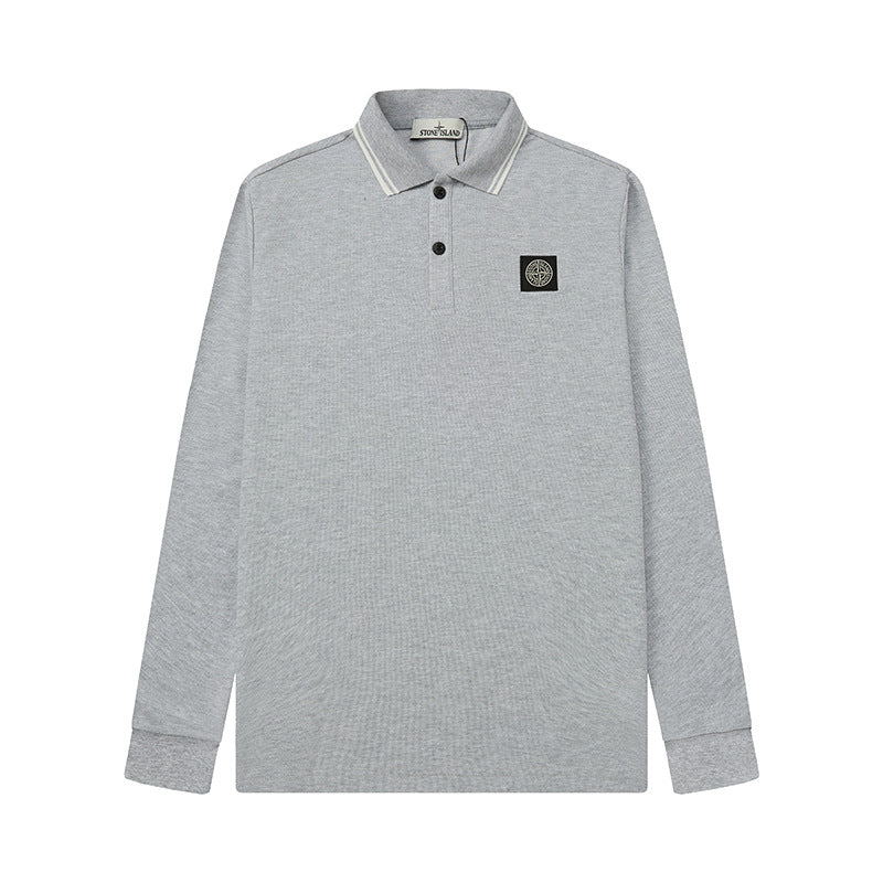 Stone Island Compass Patch Short & Long Sleeve Polo Shirt Streetwear