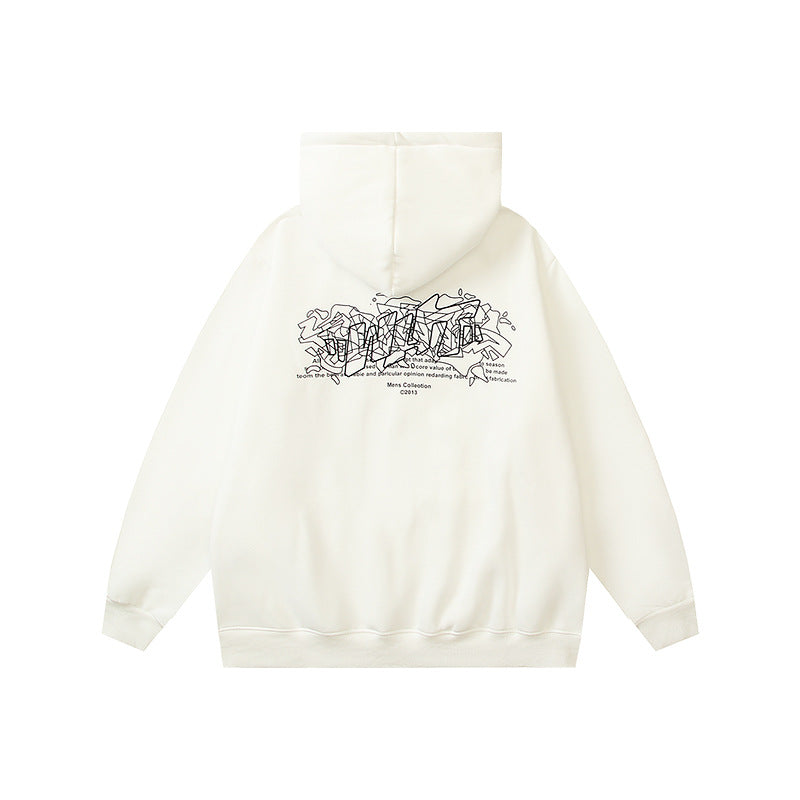 Off-White Arrow Graphic Print Hoodie Streetwear Unisex