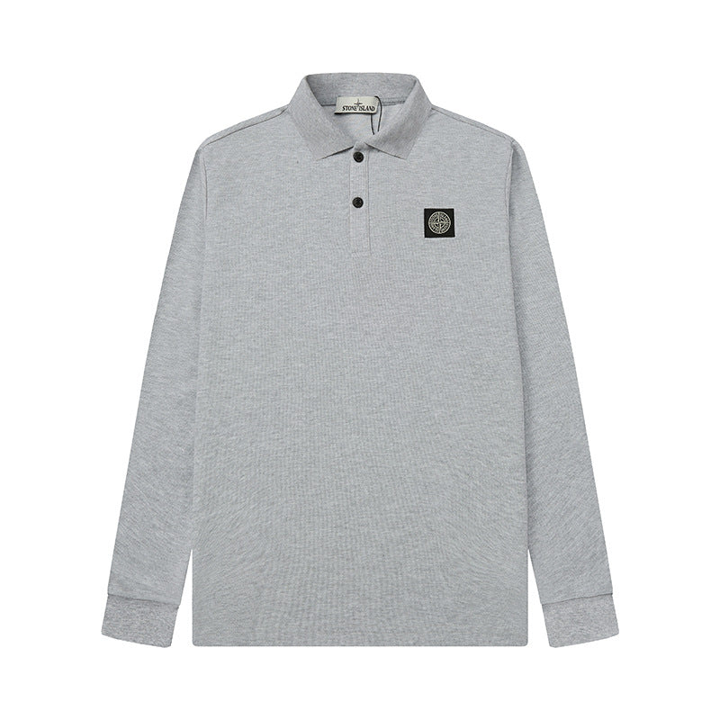 Stone Island Compass Patch Short & Long Sleeve Polo Shirt Streetwear