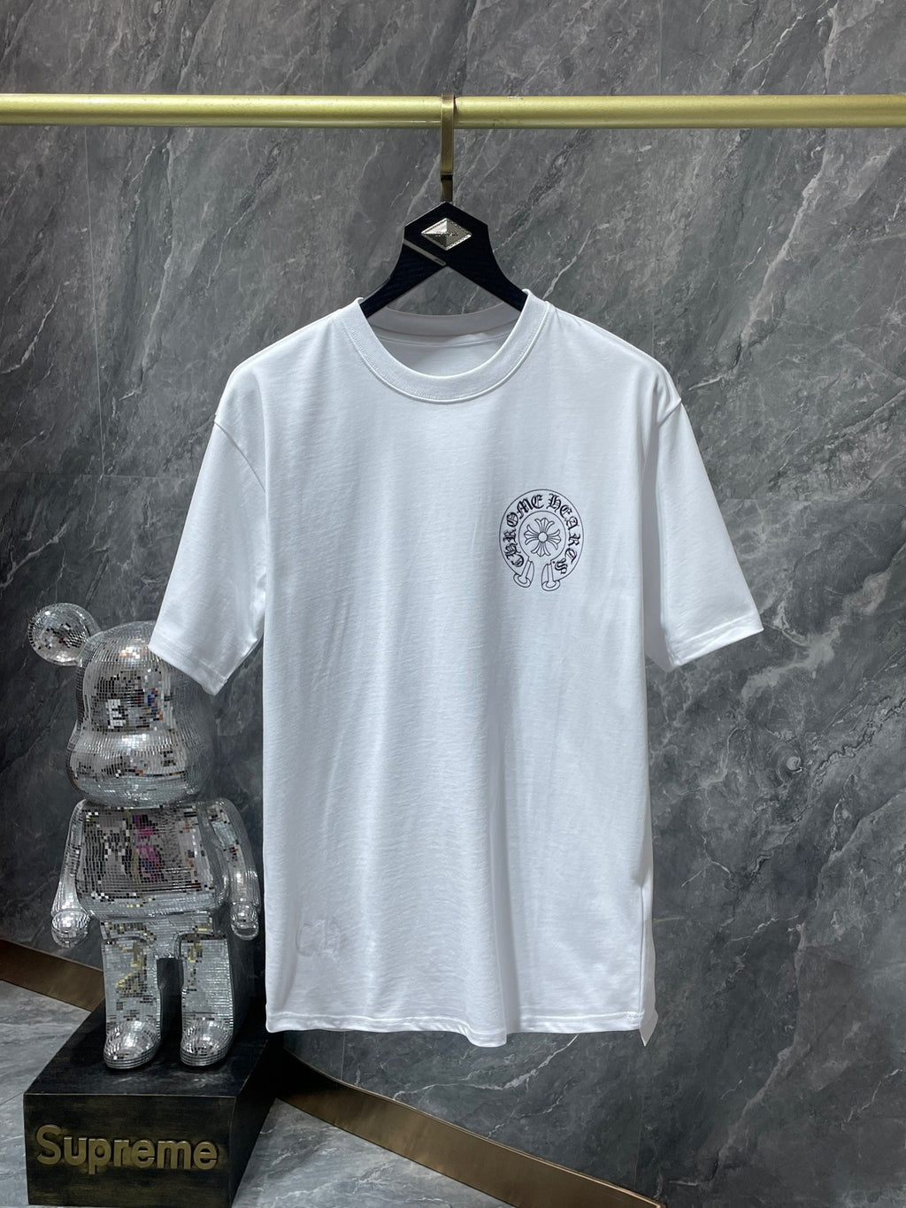 Chrome Hearts Horseshoe Sanskrit Glow In Dark Short Sleeve Tee Unisex