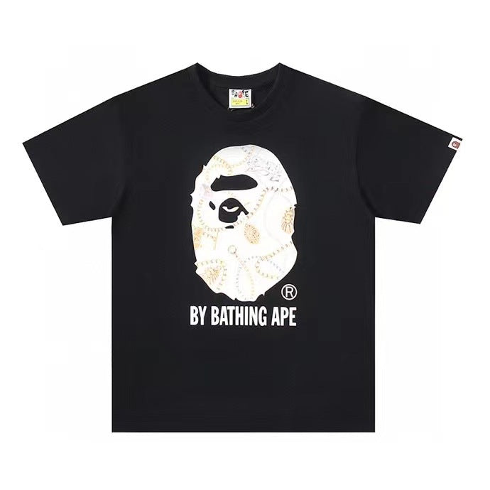 BAPE Ape Head Graphic Print Short Sleeve Tee Streetwear Unisex