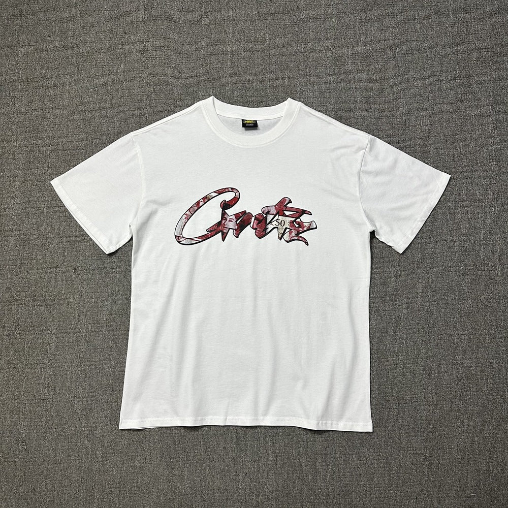 2026 New Corteiz Graphic Print Tee Loose Casual Streetwear T-Shirt