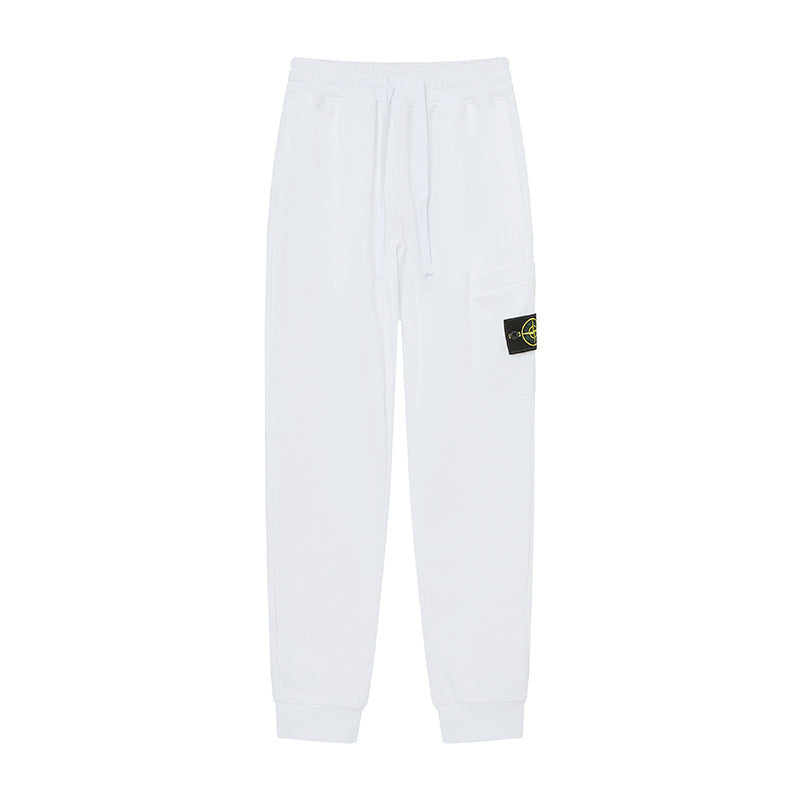 Stone Island Compass Patch Pants Men Cargo Shorts & Cotton Sweatpants