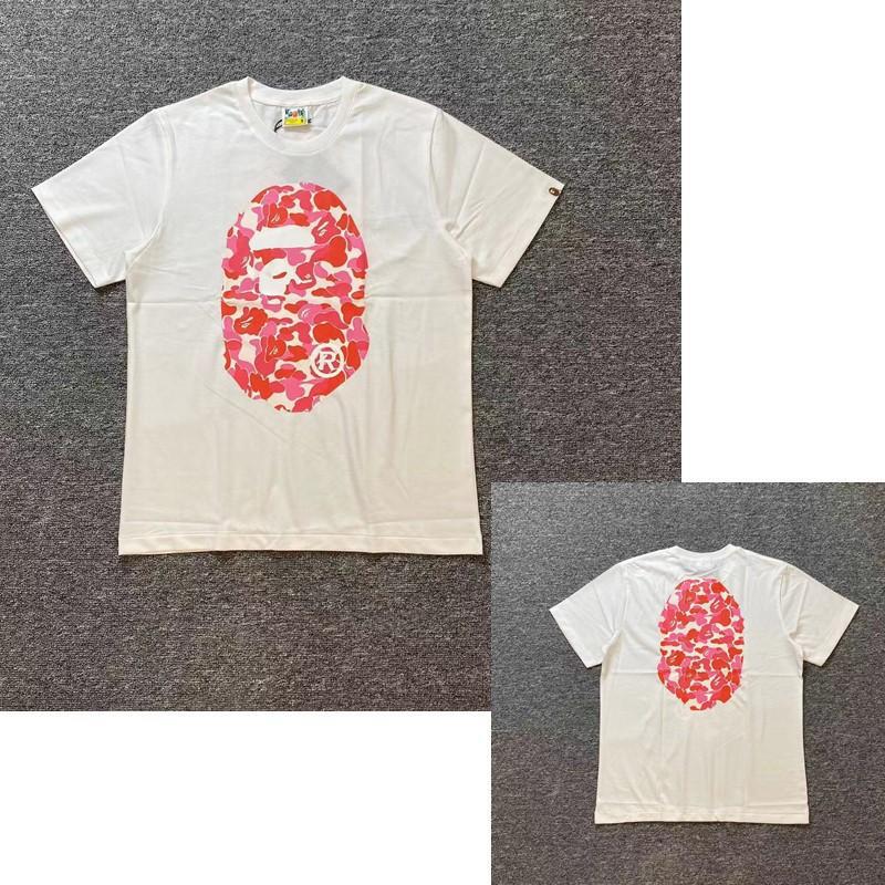 Bape Camo Ape Head Print Graphic Short Sleeve Tee Streetwear Unisex