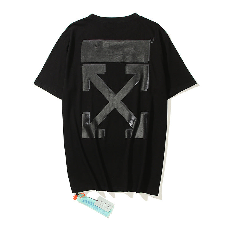 Off White Arrow Graphic Print Short Sleeve Tee Streetwear Unisex