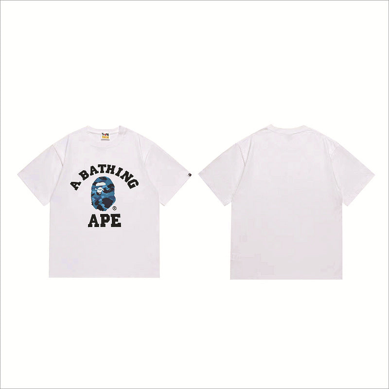 Bape Sakura Floral Graphic Oversized Tee Streetwear Unisex