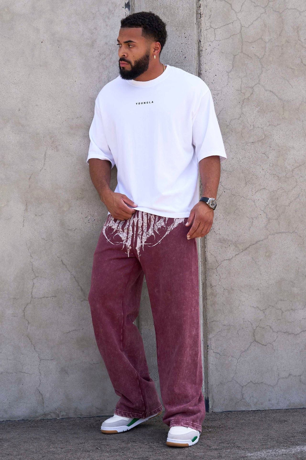 YOUNGLA 2079 Dark Wave Joggers
