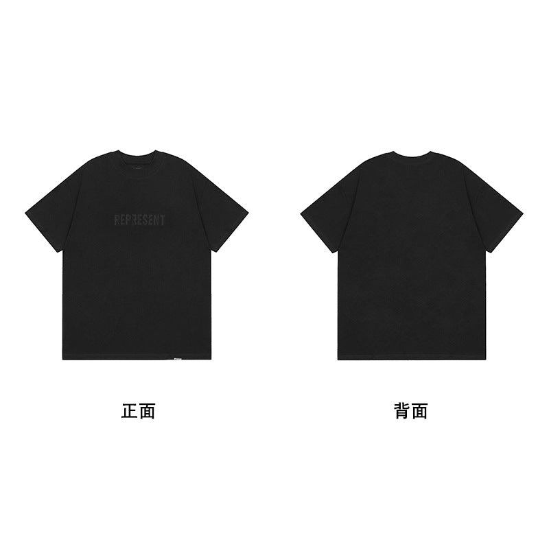 Represent Shark Washed Graphic Oversized Tee Streetwear Unisex