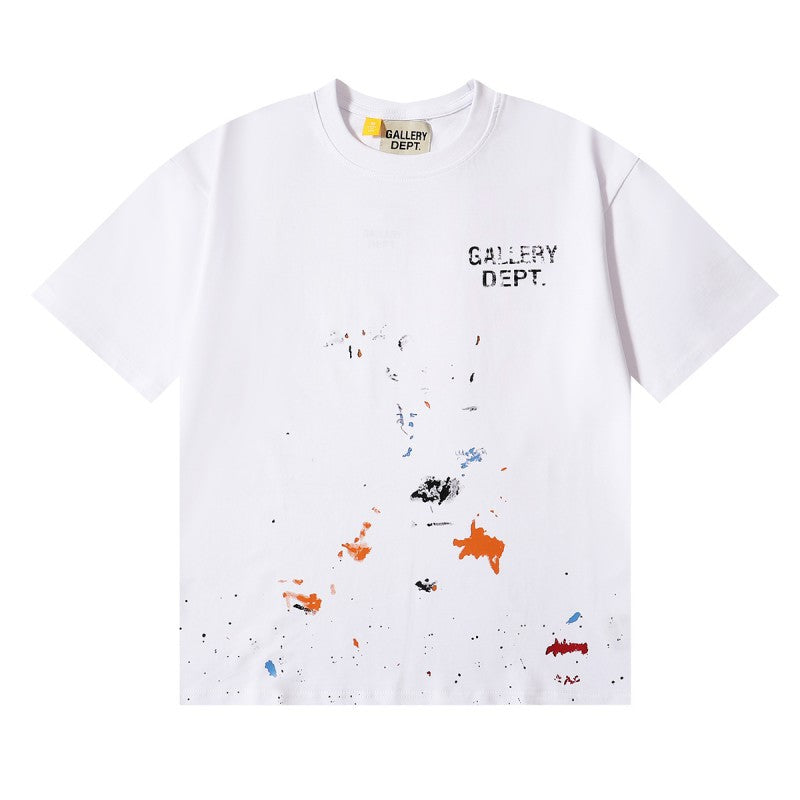 Gallery Dept Classic Logo Slogan Crew Neck Short Sleeve T‑Shirt Unisex