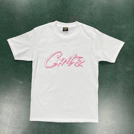 Corteiz CRTZ Y2K Classic Ship Logo Oversized Vintage Baumwoll-T-Shirt