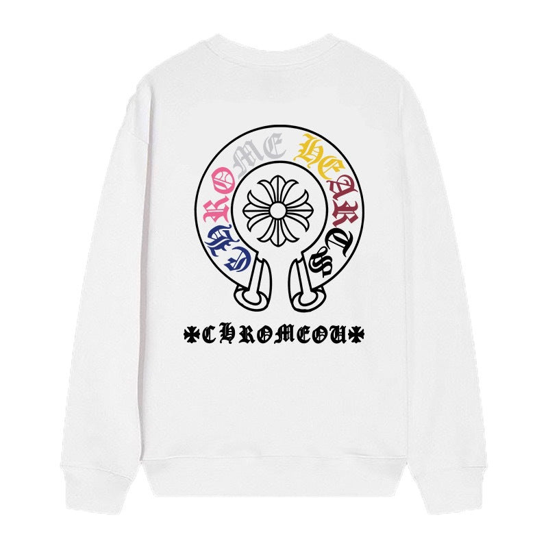 Chrome Hearts Cross Horseshoe Crewneck Sweatshirt Vintage Street Top