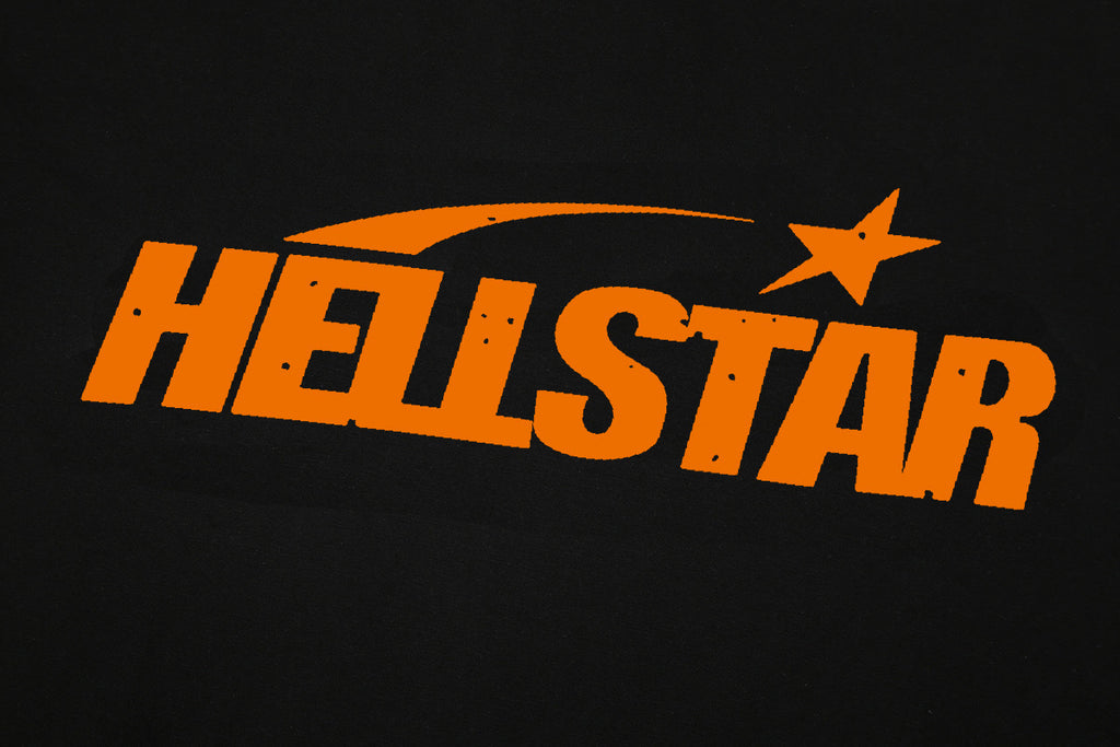 HELLSTAR Hoodie Front Logo Back Circle Graphic Street Pullover