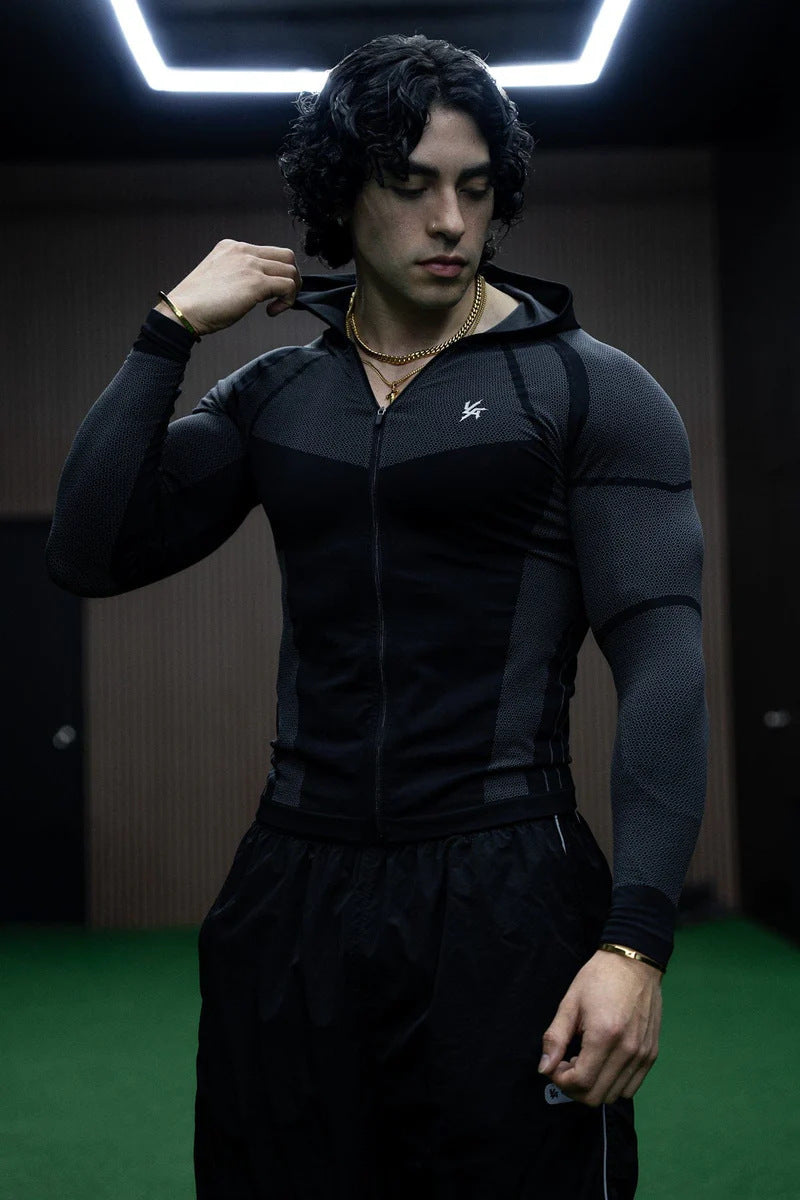 YOUNGLA 8061 Apex Compression Zip-Ups
