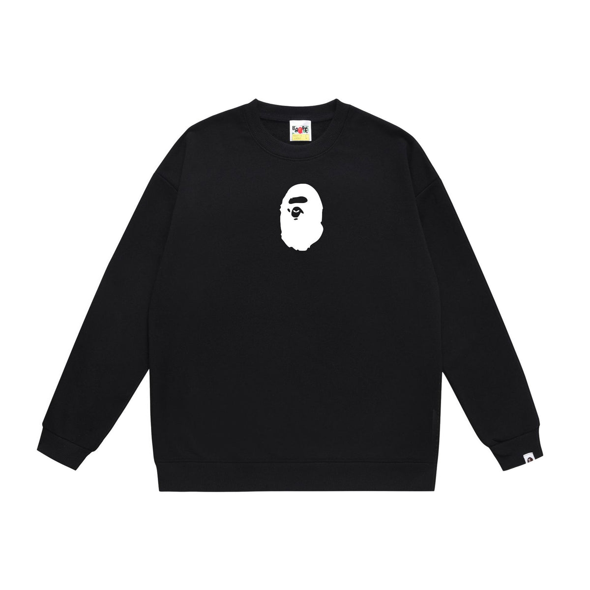 BAPE Crewneck Sweatshirt Ape Head Multi Graphic Street Pullover