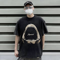 Represent Shark Washed Graphic Oversized Tee Streetwear Unisex