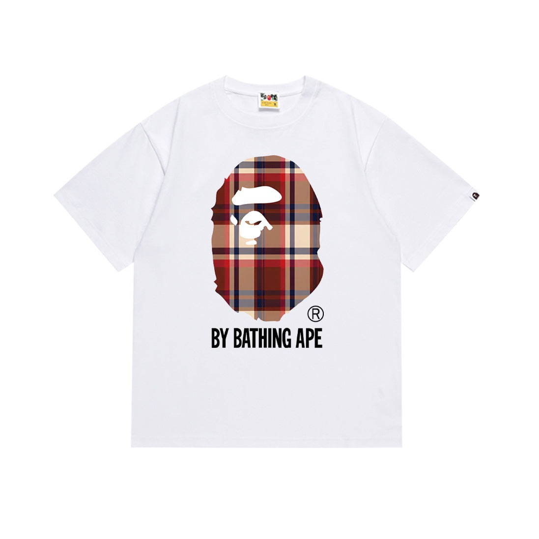 Bape Multi‑Camo Ape Head Graphic Oversized Tee Streetwear Unisex