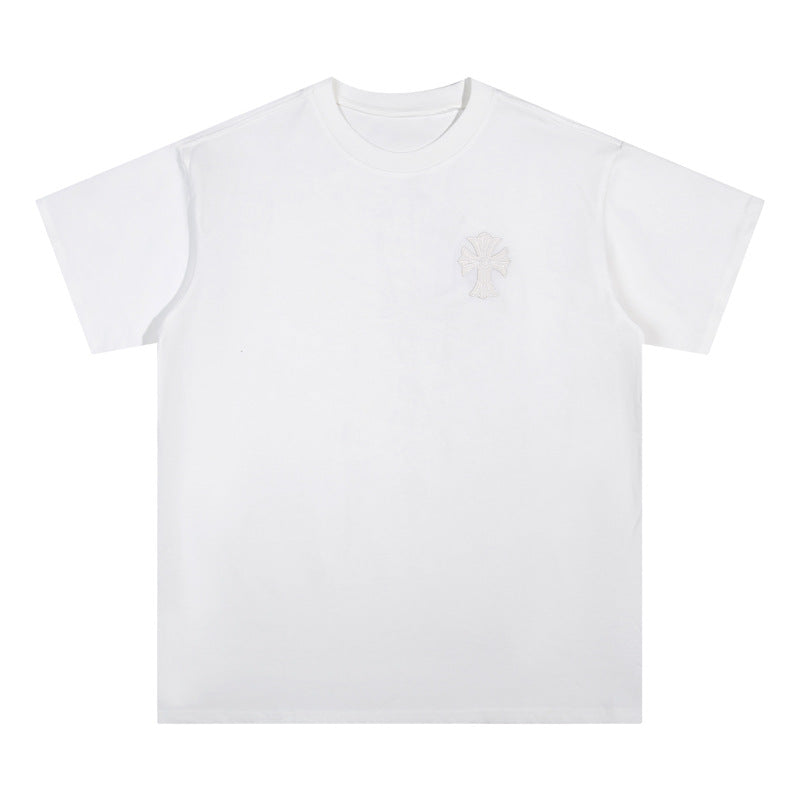 Chrome Hearts Cross Heavyweight Oversized T-Shirt Streetwear Unisex