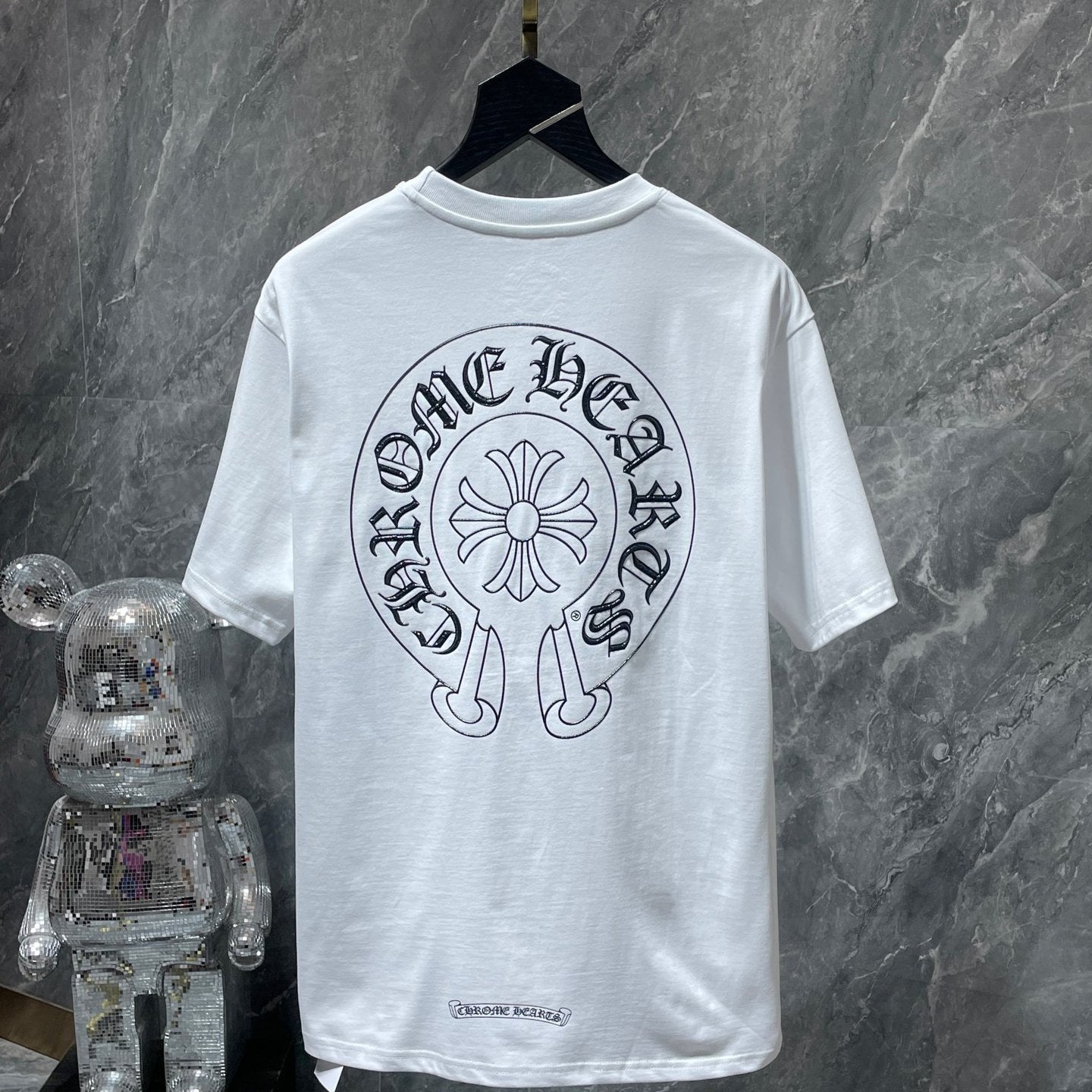 Chrome Hearts Horseshoe Sanskrit Glow In Dark Short Sleeve Tee Unisex