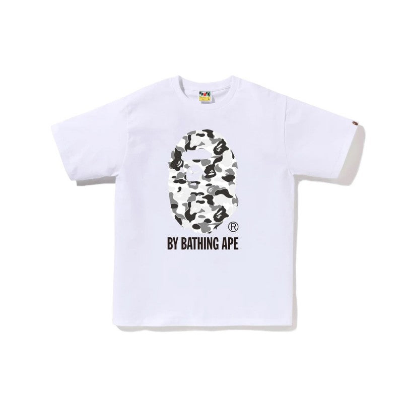 BAPE Camo Shark Ape Head Print Crew Neck Short Sleeve T‑Shirt Unisex