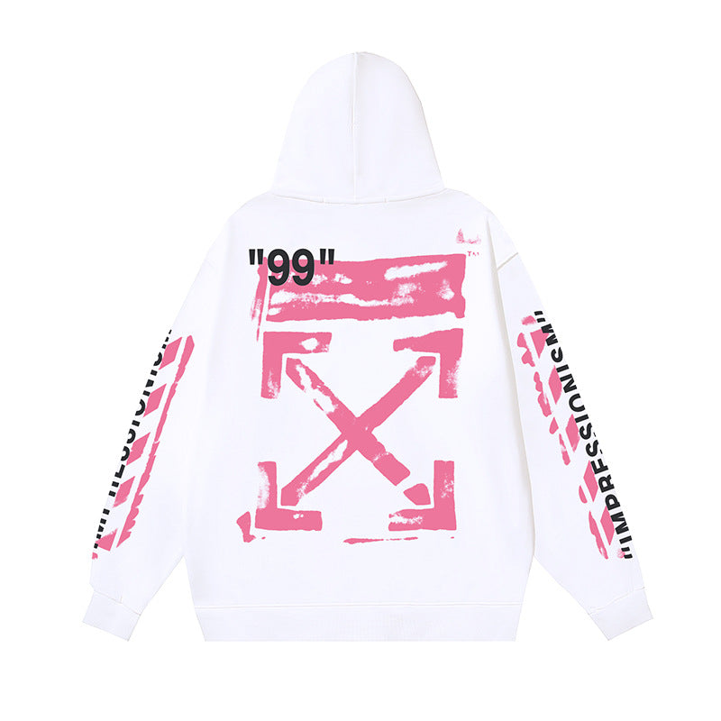 OFF-WHITE Caravaggio Angel Hoodie Heavyweight Streetwear Unisex