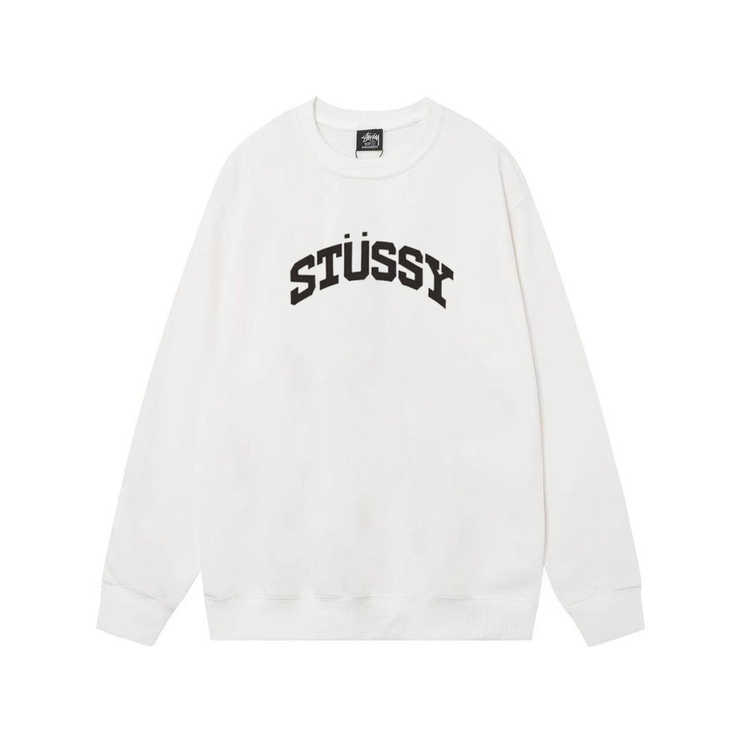 Stussy Graphic Crewneck Sweatshirt 8 Ball Dice Street Casual Pullover