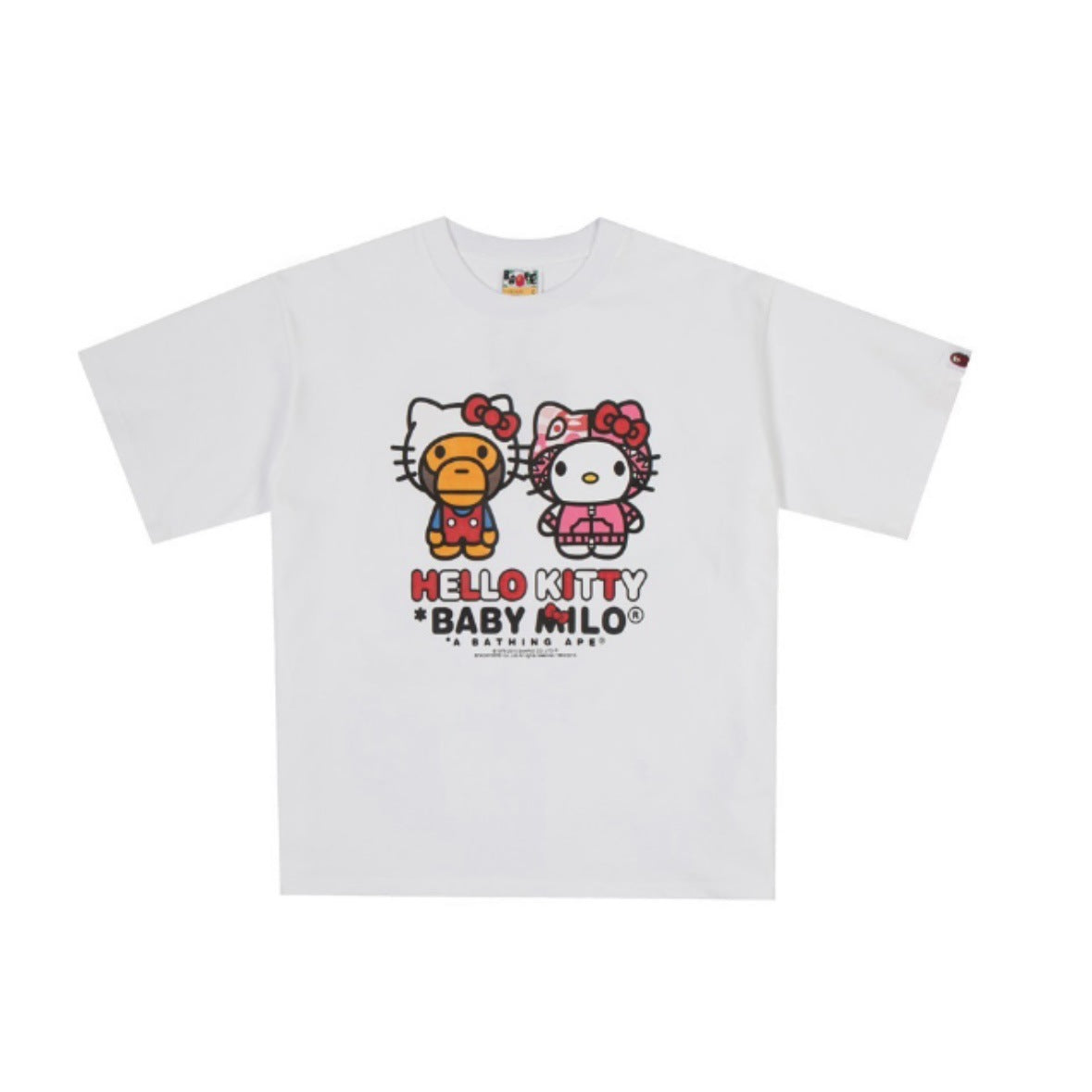 BAPE Baby Milo x Sanrio Characters Graphic T-Shirt Unisex