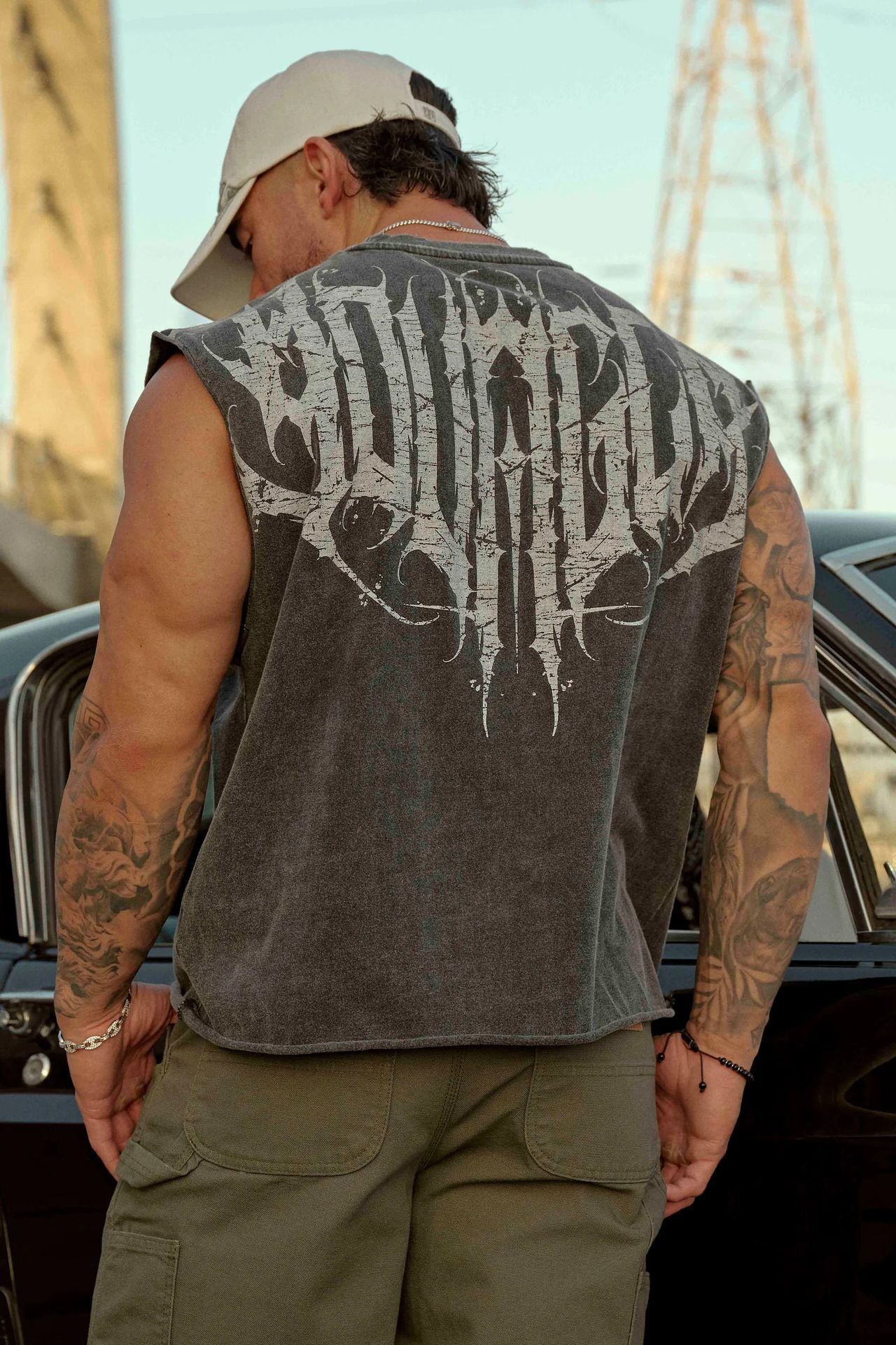 YOUNGLA 3022 Anarchy Cropped Tanks