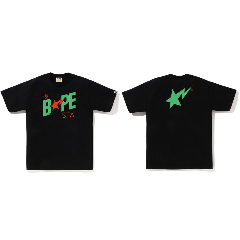 Bape Ape Head Shark Koi Fuji Graphic Oversized Tee Streetwear Unisex